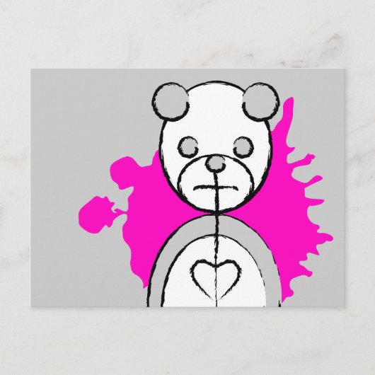 パンダの飛沫 ポストカード (正面)