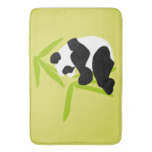 パンダの食べ物のタケ バスマット (正面縦)