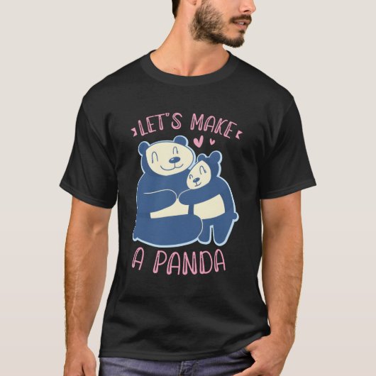パンダの飼育員を作ろう Tシャツ (正面)