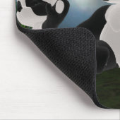 パンダのBearzの晴れた日のマウスパッド マウスパッド (コーナー)