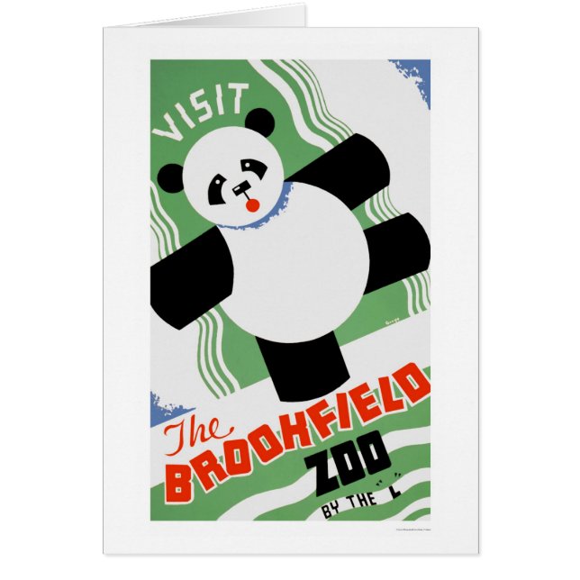 パンダのBrookfieldの動物園1938 WPA (正面)