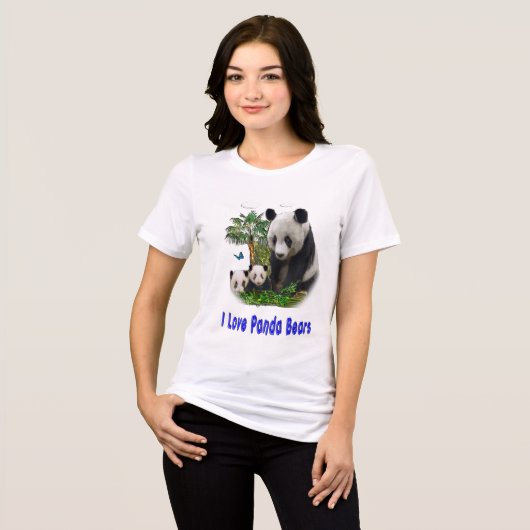 パンダのTシャツ トライブレンドTシャツ (正面全面)