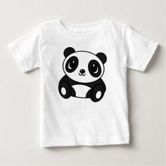 パンダのTシャツ ベビーTシャツ