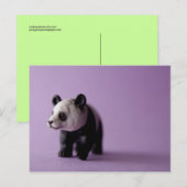 パンダはがき ポストカード (正面/裏面)