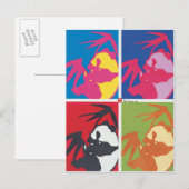 パンダはがき ポストカード (正面/裏面)