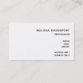 パンダは小さな竹林のビジネスカーに乗っている 名刺 (裏面)