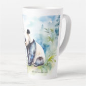 パンダは幸運をもたらす カフェラテマグ (右アングル)