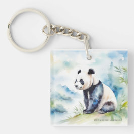 パンダは幸運をもたらす キーホルダー