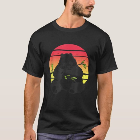 パンダは最高です 私はパンダです Tシャツ (正面)