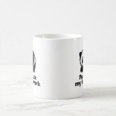 パンダは私の宿題を食べました コーヒーマグカップ (中央)