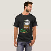 パンダは竹で働く Tシャツ (正面フル)