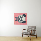 パンダは縞で飾ります タペストリー (インサイチュ(横))