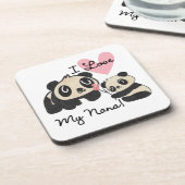 パンダはI私のナナを愛します コースター (左側)