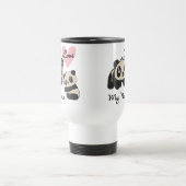 パンダはI私のナナを愛します トラベルマグ (中央)