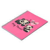 パンダはI私のナナを愛します ノートブック (左側)