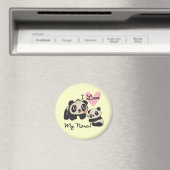 パンダはI私のナナを愛します マグネット (インサイチュ (食洗機))