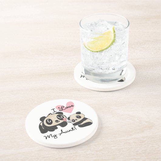 パンダはI私の叔母さんを愛します コースター (側面)
