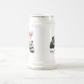 パンダはI私の叔母さんを愛します ビールジョッキ (中央)
