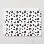 パンダみたいなパーティーで誕生日を過ごそう 招待状 (裏面)