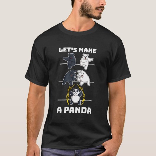 パンダを作ろう Tシャツ (正面)
