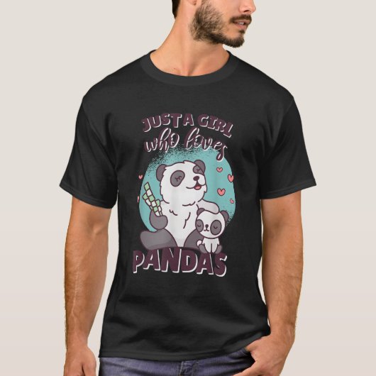 パンダを愛する人 Tシャツ (正面)
