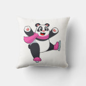 パンダアイススケートで滑るアイススケート クッション (裏面)