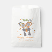 パンダアイボールドリンクハートハッピーハローウィン フェイバーバッグ (正面)