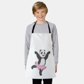 パンダアズバレリーナ エプロン (着用した状態)