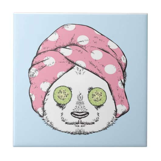 パンダアットザスパ タイル (正面)