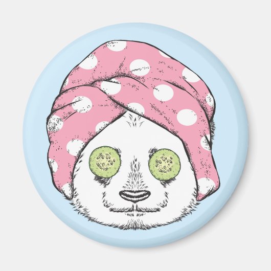 パンダアットザスパ マグネット (正面)