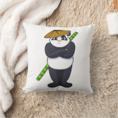 パンダアットスティックファイト武術アーツ.PNG クッション (ブランケット)