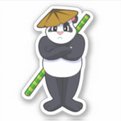 パンダアットスティックファイト武術アーツ.PNG シール (正面)