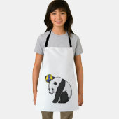 パンダアットハンドボールスポーツ エプロン (インサイチュ)