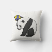 パンダアットハンドボールスポーツ クッション (裏面)