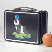 パンダアットヨガフィットネス メタルランチボックス (インサイチュ)