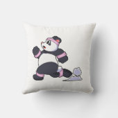 パンダアットランナランニングーズ クッション (裏面)