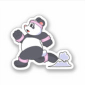 パンダアットランナランニングーズ シール (正面)