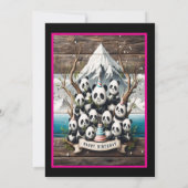 パンダアドベンチャー:誕生日パーティー! 招待状 (裏面)