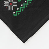 パンダアニマルメンズウィメンズキッズ醜いクリスマスセーター フリースブランケット (角)