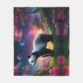 パンダインアファンタジー園 フリースブランケット (正面)