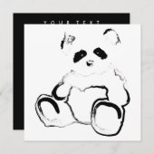 パンダインク 招待状 (正面/裏面)