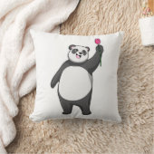 パンダウィズチューリップ クッション (ブランケット)