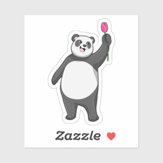 パンダウィズチューリップ シール (シート)