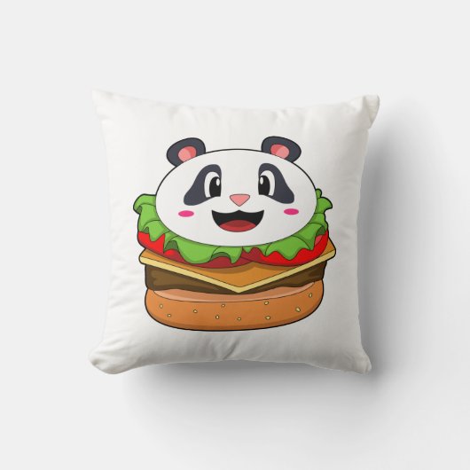 パンダウィズバーガー クッション (正面)