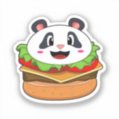 パンダウィズバーガー シール (正面)