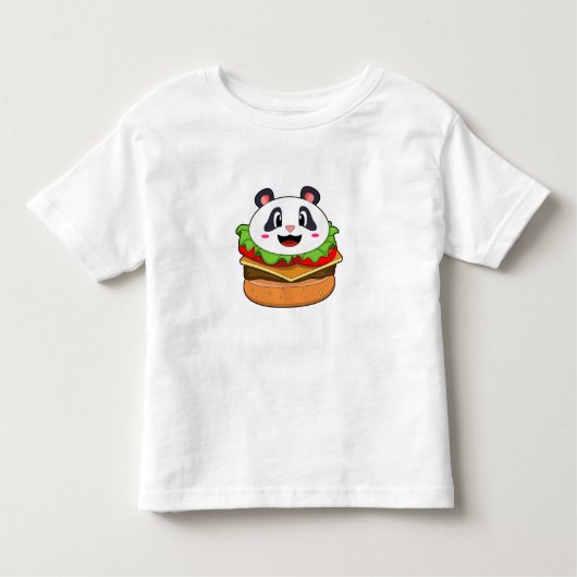 パンダウィズバーガー トドラーTシャツ (正面)