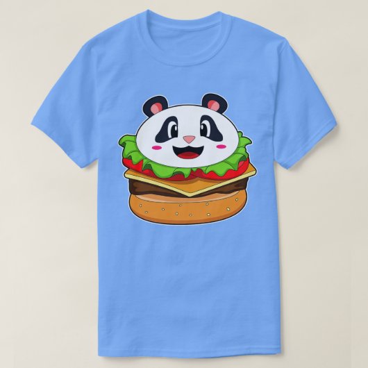 パンダウィズバーガー Tシャツ (デザイン正面)