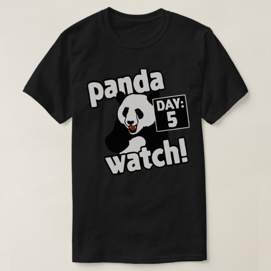 パンダウォッチ Tシャツ (デザイン正面)