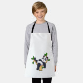 パンダオンツリー エプロン (着用した状態)