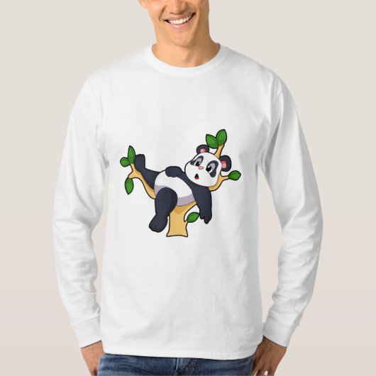 パンダオンツリー Tシャツ (正面)